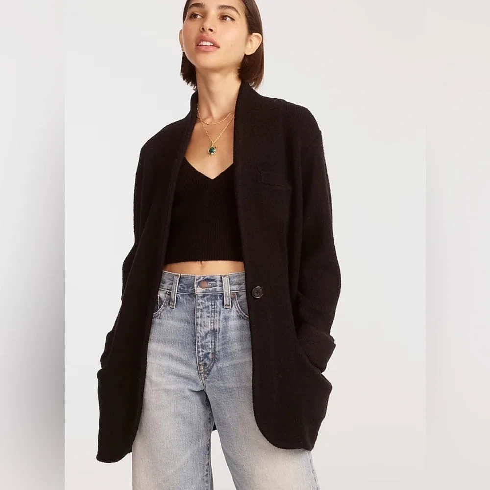J.CREW Women's Cocoon sweater-blazer